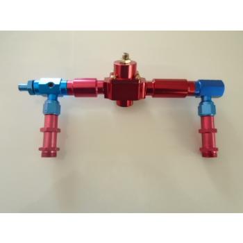 Fuel line billet p/ Holley 4150 com regulador